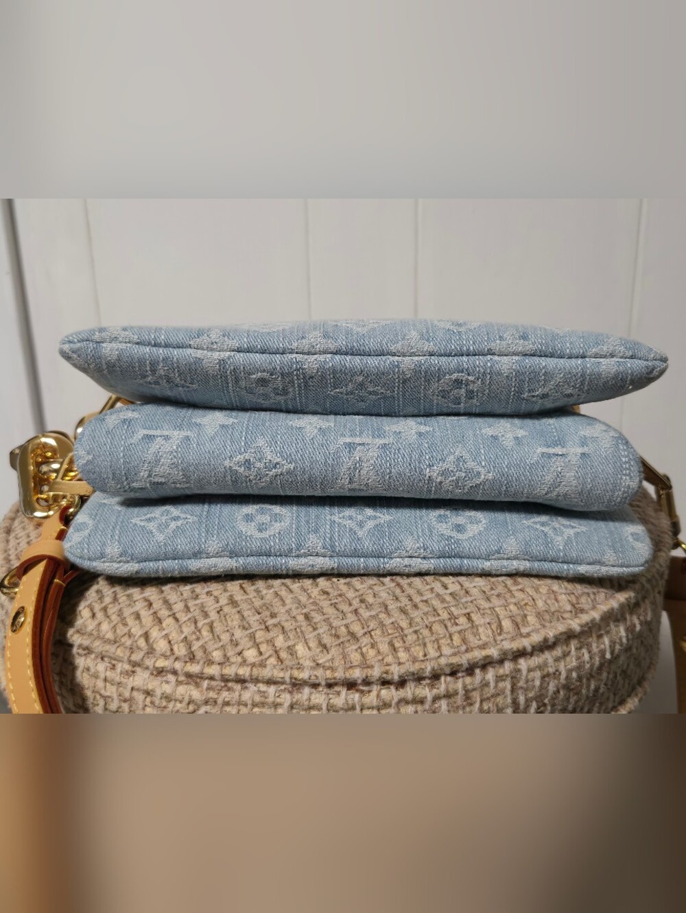 Master Sky Blue Denim Cousins Style Bag - Picture 11 of 16